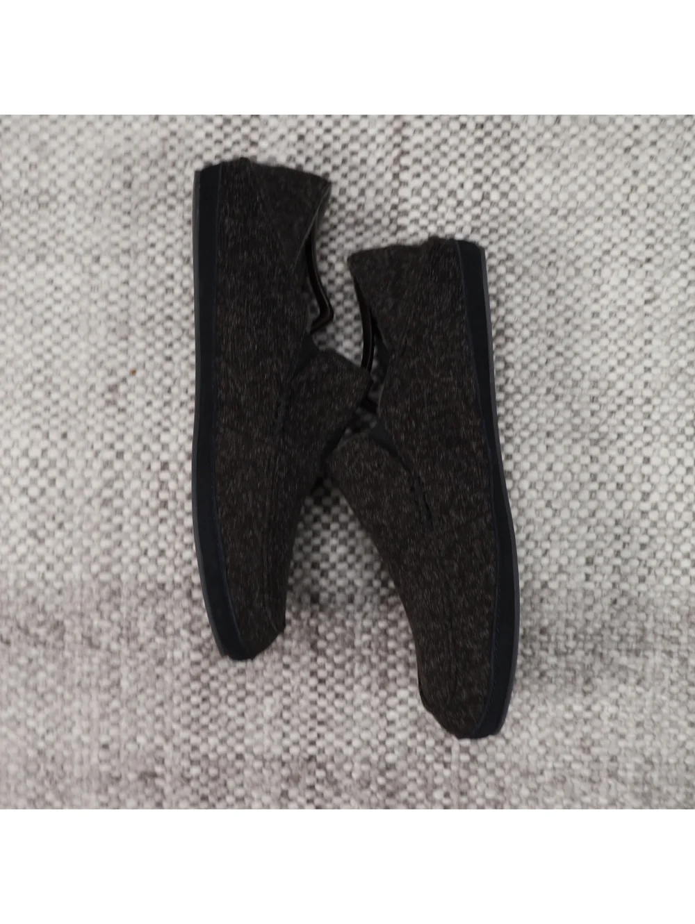 Olukai Moloa Hulu Wool Slip On Slippers Men’s US 10 Gray House Shoes Comfort